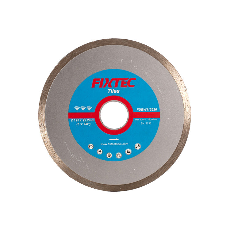 115mm Diamond Cutting Disc (Continuous Rim) - Fixtec