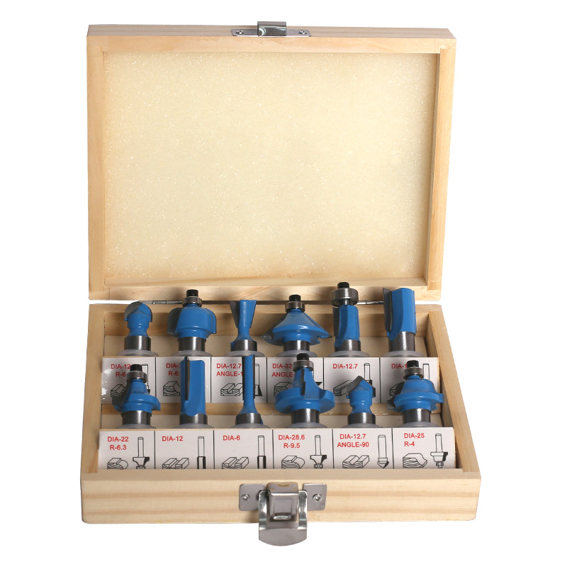 FIXTEC Router Bit Set 6mm shank