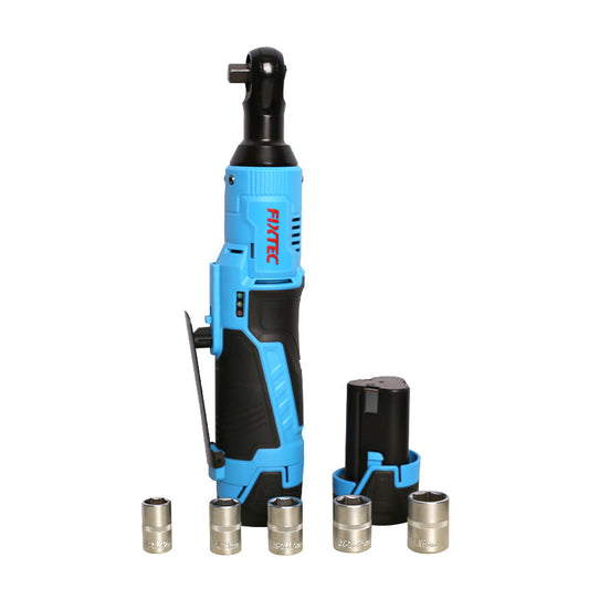 12V Cordless Ratchet Wrench – for Fast Cordless Nut & Bolt Fastening - Fixtec