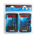 16-Piece Drill Bit Set (Metal / Masonry / Wood) - Fixtec