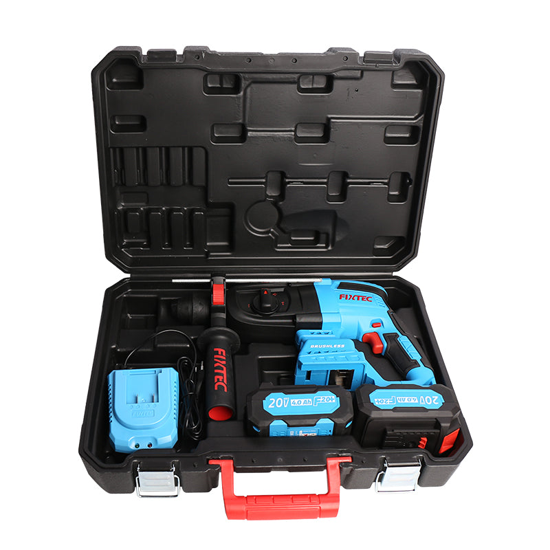 20V Cordless Brushless Rotary Hammer SDS-Plus (Kit) - Fixtec