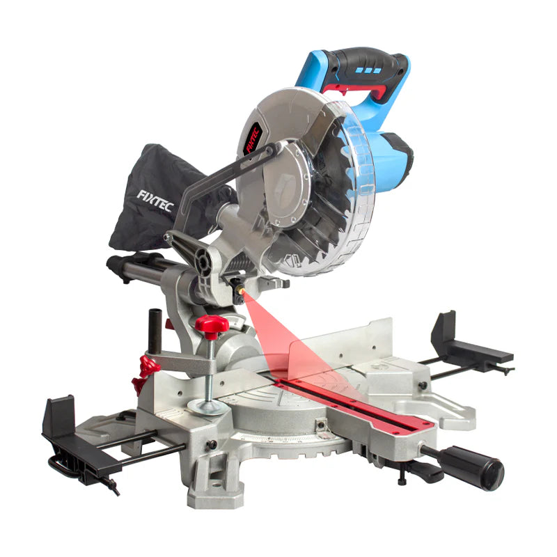 210mm Sliding Mitre Saw 1500W (Laser) - Fixtec