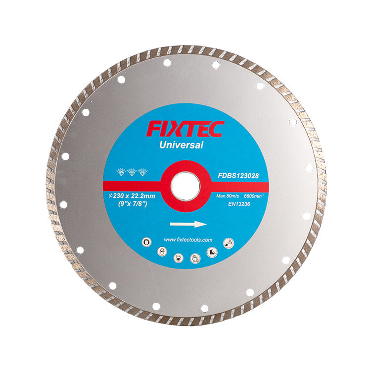 230mm Diamond Cutting Blade (Turbo) - Fixtec