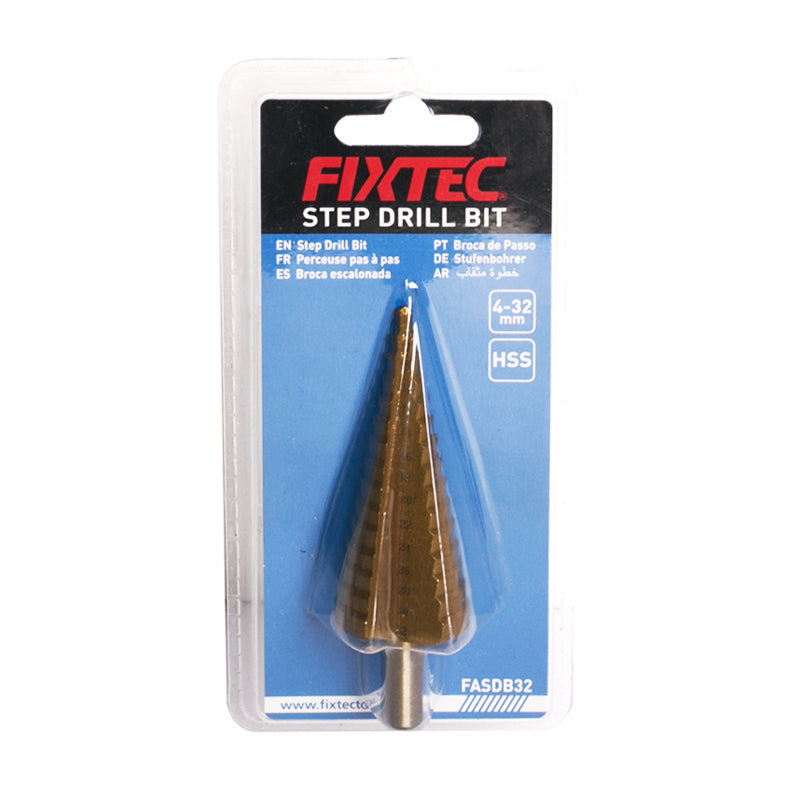 3-Piece Step Drill Bit Set - Fixtec