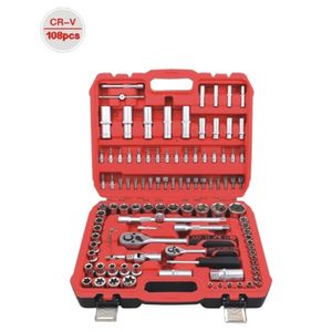 31-Piece 1/4" Drive Socket Set (Metric & SAE) - Fixtec