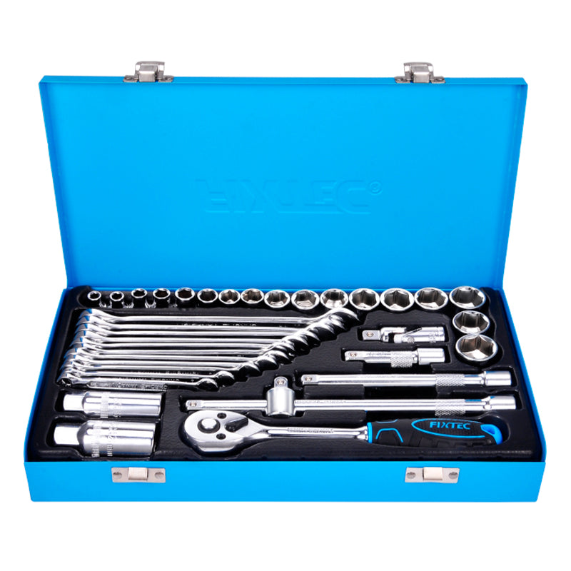 36-Piece 3/8" Drive Socket Set - Fixtec
