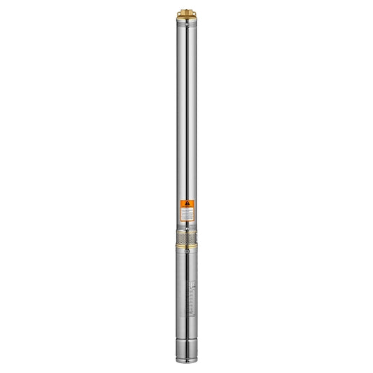 4" Deep Well Submersible Pump 1500W – for Borehole & Well Water Supply - Fixtec