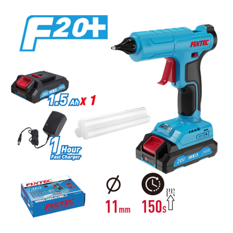 20V Cordless Glue Gun (Kit) – for Crafts, DIY & Quick Repairs - Fixtec