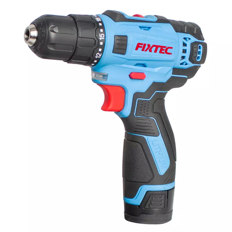 12V Cordless Drill Set with 60PCS Accessories - Fixtec