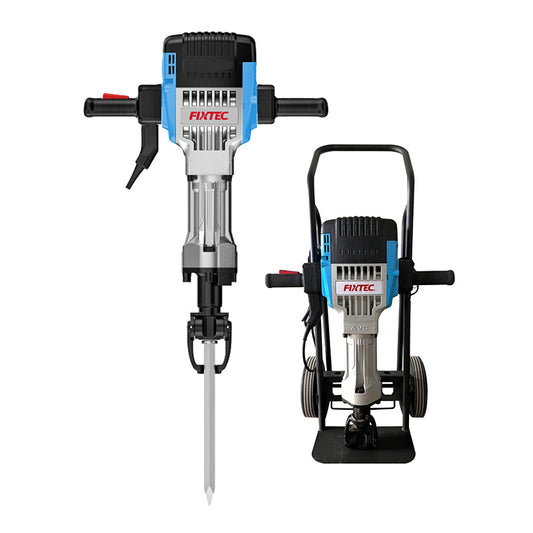 Demolition Breaker 2000W (90J, Hex) – Concrete-Breaking Jackhammer - Fixtec