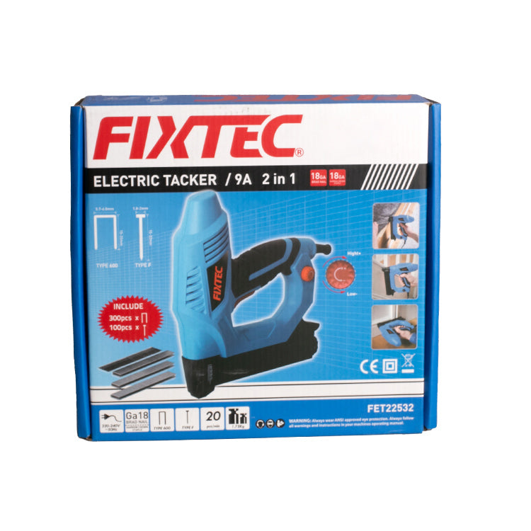Electric Staple Gun / Tacker (18Ga) - Fixtec
